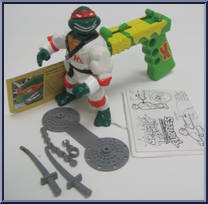 Karate Choppin' Mike from Teenage Mutant Ninja Turtles - Smash 'em Bash 'em Figures manufactured by Playmates [Loose]