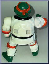 Karate Choppin' Mike from Teenage Mutant Ninja Turtles - Smash 'em Bash 'em Figures manufactured by Playmates [Loose]