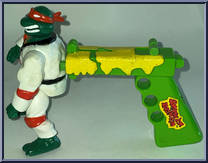 Karate Choppin' Mike from Teenage Mutant Ninja Turtles - Smash 'em Bash 'em Figures manufactured by Playmates [Loose]