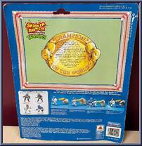 Karate Choppin' Mike from Teenage Mutant Ninja Turtles - Smash 'em Bash 'em Figures manufactured by Playmates [Back]
