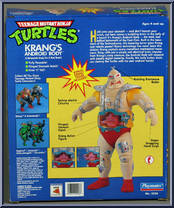 Krang's Android Body from Teenage Mutant Ninja Turtles - 1991 - Accessories manufactured by Playmates [Back]