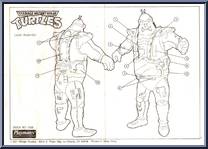 Krang's Android Body from Teenage Mutant Ninja Turtles - 1991 - Accessories manufactured by Playmates [Instructions]