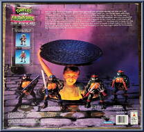 Giant Mutatin' Mike from Teenage Mutant Ninja Turtles - Giant Mutations manufactured by Playmates [Back]