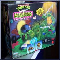 Giant Mutatin' Leo from Teenage Mutant Ninja Turtles - Giant Mutations manufactured by Playmates [Front]