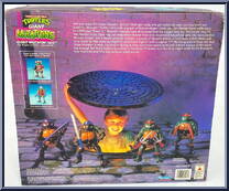 Giant Mutatin' Leo from Teenage Mutant Ninja Turtles - Giant Mutations manufactured by Playmates [Back]