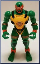Thunder Warrior Michaelangelo from Teenage Mutant Ninja Turtles - Mutant Masters manufactured by Playmates [Loose]