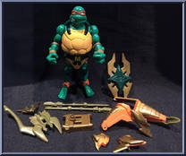 Thunder Warrior Michaelangelo from Teenage Mutant Ninja Turtles - Mutant Masters manufactured by Playmates [Loose]