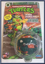 Michaelangelo from Teenage Mutant Ninja Turtles - Sewer Sports Balls manufactured by Playmates [Front]