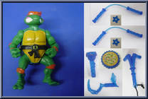 Michaelangelo (with Storage Shell) [Reissue] from Teenage Mutant Ninja Turtles - Storage Shell Turtles manufactured by Playmates [Loose]