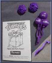 Crazy Clownin' Mike from Teenage Mutant Ninja Turtles - Bodacious Birthday Turtles manufactured by Playmates [Instructions]