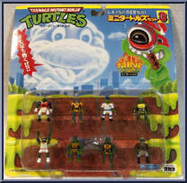 Mini Turtles Set 3 (Leonardo Set) Action Figure