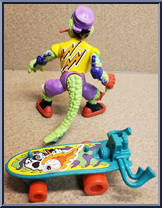 Mondo Gecko from Teenage Mutant Ninja Turtles - 1990 - Basic Figures manufactured by Playmates [Loose]