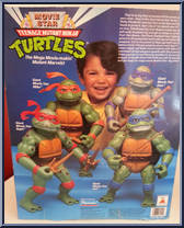 Movie Star Raph from Teenage Mutant Ninja Turtles - Giant Movie Star Turtles manufactured by Playmates [Back]