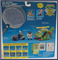 Turtle Transports - Mutant Military Combo (with Card) from Teenage Mutant Ninja Turtles - Mini Mutants manufactured by Playmates [Back]