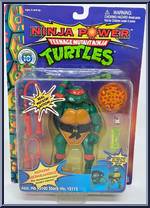 Mutatin' Michaelangelo [Reissue] from Teenage Mutant Ninja Turtles - 10th Anniversary - Ninja Power manufactured by Playmates [Front]