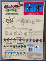 Mutatin' Rocksteady [Reissue] from Teenage Mutant Ninja Turtles - 10th Anniversary - Ninja Power manufactured by Playmates [Back]