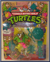 Napoleon Bonafrog from Teenage Mutant Ninja Turtles - 1990 - Basic Figures manufactured by Playmates [Front]