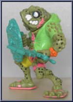 Napoleon Bonafrog from Teenage Mutant Ninja Turtles - 1990 - Basic Figures manufactured by Playmates [Loose]