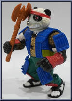 Panda Khan from Teenage Mutant Ninja Turtles - 1990 - Basic Figures manufactured by Playmates [Loose]