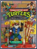 Panda Khan from Teenage Mutant Ninja Turtles - 1990 - Basic Figures manufactured by Playmates [Front]