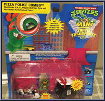 Turtle Transports - Pizza Police Combo (with Card) from Teenage Mutant Ninja Turtles - Mini Mutants manufactured by Playmates [Front]