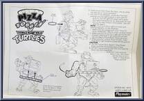 Pizza Tossin' Don from Teenage Mutant Ninja Turtles - Pizza Tossin' Turtles manufactured by Playmates [Instructions]