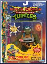 Pizza Tossin' Leo [Reissue] from Teenage Mutant Ninja Turtles - 10th Anniversary - Ninja Power manufactured by Playmates [Front]