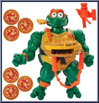 Pizza Tossin' Mike from Teenage Mutant Ninja Turtles - Pizza Tossin' Turtles manufactured by Playmates [Loose]