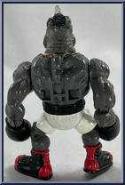 Power Punchin' Rocksteady from Teenage Mutant Ninja Turtles - Smash 'em Bash 'em Figures manufactured by Playmates [Loose]