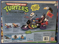Psycho Cycle from Teenage Mutant Ninja Turtles - 1990 - Accessories manufactured by Playmates [Back]