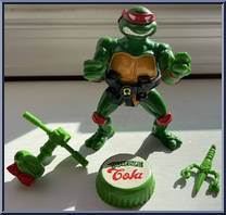 Headdroppin' Raph from Teenage Mutant Ninja Turtles - Headdroppin' Dudes manufactured by Playmates [Loose]