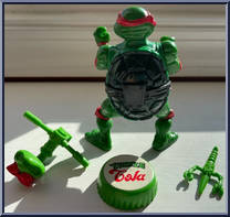 Headdroppin' Raph from Teenage Mutant Ninja Turtles - Headdroppin' Dudes manufactured by Playmates [Loose]