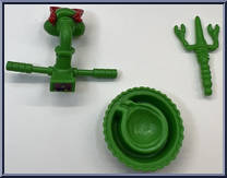 Headdroppin' Raph from Teenage Mutant Ninja Turtles - Headdroppin' Dudes manufactured by Playmates [Loose]
