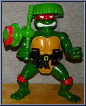 Headdroppin' Raph from Teenage Mutant Ninja Turtles - Headdroppin' Dudes manufactured by Playmates [Loose]