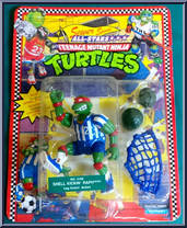 Shell Kickin' Raph from Teenage Mutant Ninja Turtles - Sewer Sports Allstar Turtles manufactured by Playmates [Front]