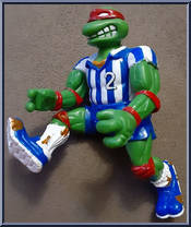 Shell Kickin' Raph from Teenage Mutant Ninja Turtles - Sewer Sports Allstar Turtles manufactured by Playmates [Loose]