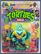 Ray Fillet from Teenage Mutant Ninja Turtles - 1990 - Basic Figures manufactured by Playmates [Front]