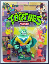 Ray Fillet from Teenage Mutant Ninja Turtles - 1990 - Basic Figures manufactured by Playmates [Front]