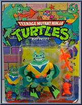 Ray Fillet from Teenage Mutant Ninja Turtles - 1990 - Basic Figures manufactured by Playmates [Front]