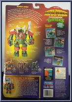 Robomatic Raphael from Teenage Mutant Ninja Turtles - Muta Force manufactured by Playmates [Back]
