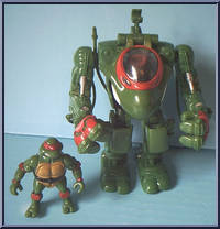 Robomatic Raphael from Teenage Mutant Ninja Turtles - Muta Force manufactured by Playmates [Loose]