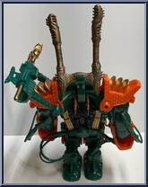 Robotation Michaelangelo from Teenage Mutant Ninja Turtles - Muta Force manufactured by Playmates [Loose]