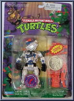 Robotic Bebop [Reissue] from Teenage Mutant Ninja Turtles - 1995 - Basic Figures (with Coins) manufactured by Playmates [Front]