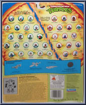 Warrior Rocksteady from Teenage Mutant Ninja Turtles - Warriors (with Coins) manufactured by Playmates [Back]