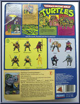Rocksteady from Teenage Mutant Ninja Turtles - 1988 - Basic Figures manufactured by Playmates [Back]