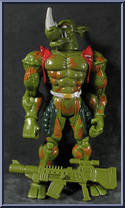 Supermutant Rocksteady from Teenage Mutant Ninja Turtles - Super-Mutants manufactured by Playmates [Loose]