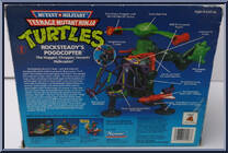 Rocksteady's Pogocopter from Teenage Mutant Ninja Turtles - 1991 - Accessories manufactured by Playmates [Back]