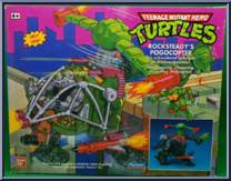 Rocksteady's Pogocopter from Teenage Mutant Ninja Turtles - 1991 - Accessories manufactured by Playmates [Front]