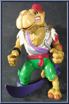 Sandstorm from Teenage Mutant Ninja Turtles - 1992 - Basic Figures manufactured by Playmates [Loose]