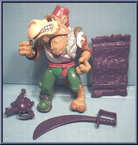 Sandstorm from Teenage Mutant Ninja Turtles - 1992 - Basic Figures manufactured by Playmates [Loose]